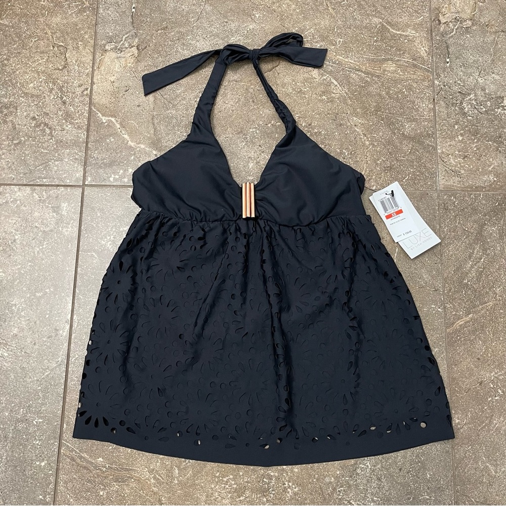 New w/ Tags LUXE by Lisa Vogel Swim Suit Tankini Top